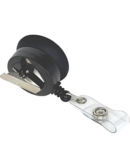 Porta Credencial con Clip de Cocodrilo y Soporte para AirTag Porta Credencial con Clip de Cocodrilo y Soporte para AirTag