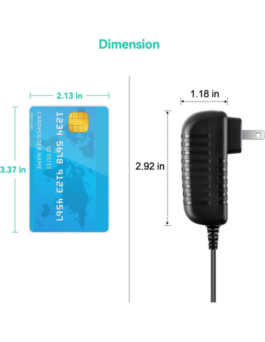 Adaptador de corriente AC 12V 2A 24W KONKIN BOO para TP-Link Deco X20