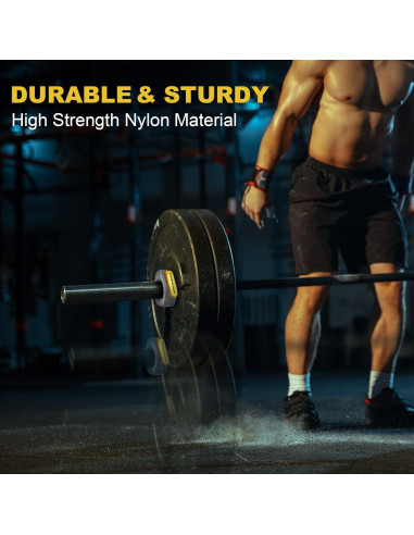 Collares de Barbell Power Guidance 5.08 cm Antideslizantes