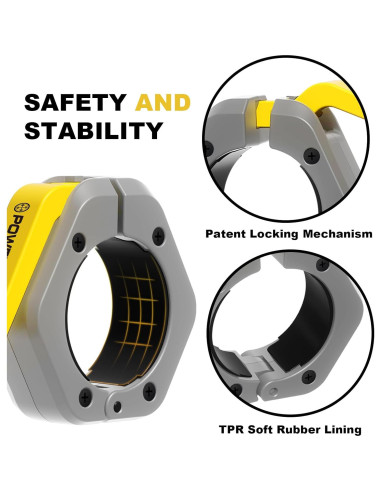 Collares de Barbell Power Guidance 5.08 cm Antideslizantes