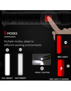Luz de Trabajo LED Recargable OTYTY 1000 Lúmenes 5 Modos 2