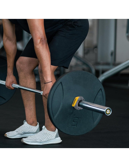 Collares de Barbell Power Guidance 5.08 cm Antideslizantes