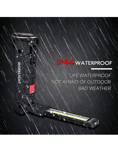 Luz de Trabajo LED Recargable OTYTY 1000 Lúmenes 5 Modos