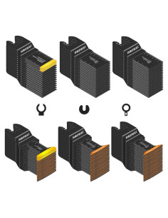 Juego de 100 Cuchillas Oscilantes AMZWEI - Titanio y HCS
