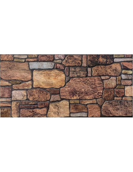 Paneles de Pared 3D Dundee Deco - Piedra Sepia Cobre 5.03 m