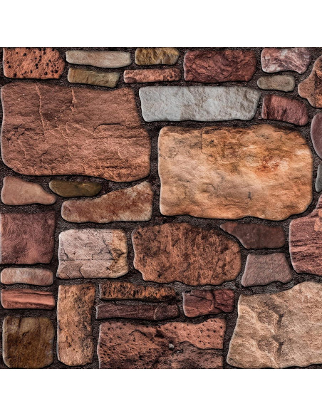Paneles de Pared 3D Dundee Deco - Piedra Sepia Cobre 5.03 m