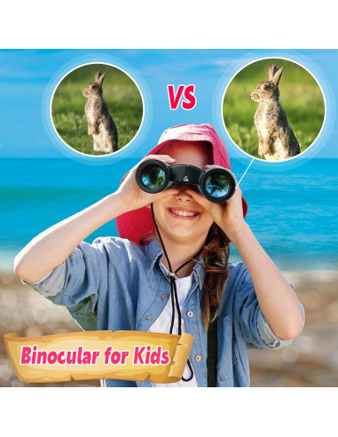 Binoculares para Niños YOPINSAND 4x30mm Ligero y Compacto