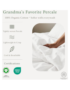 Juego de Sábanas Twin Threadmill de Algodón Orgánico - 3 Piezas 2