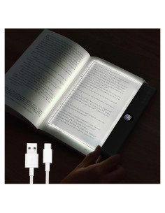 Luz de Lectura LED Strackvial Recargable 3 Colores Ajustable