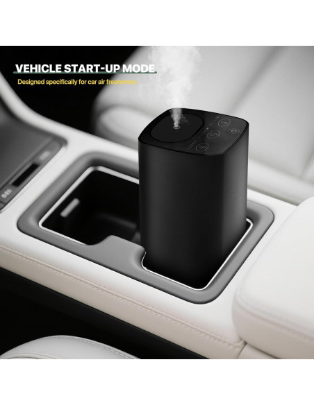 Difusor de Aceite Esencial Sin Agua FUSMLI Portátil Negro Difusor de Aceite Esencial Sin Agua FUSMLI Portátil Negro