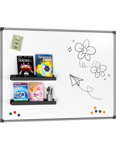 Estante Magnético FUCDTEFC 2 Pcs Negro 43.18x5.99 cm