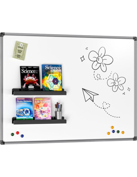 Estante Magnético FUCDTEFC 2 Pcs Negro 43.18x5.99 cm