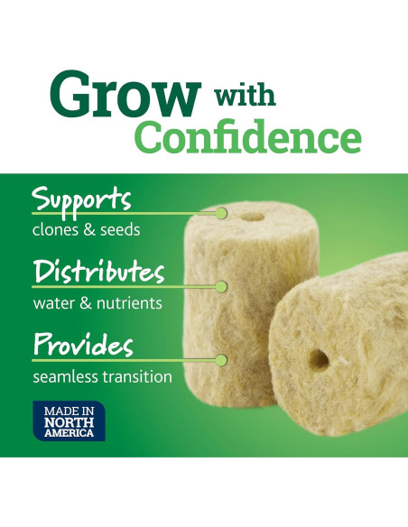 Tapones de Inicio de Semillas VidaWool - 50 Unidades Hidropónicos