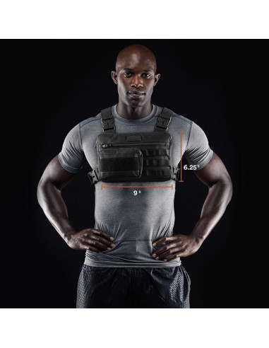 Mochila de Pecho Fitdom CP-2 para Ejercicio y Ciclismo