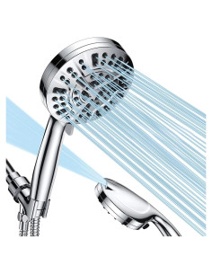 Cabezal de Ducha de Mano PURYT 10 Modos Alta Presión 150 cm