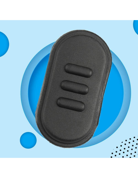 Botón PTT KOOBOOK para Radio de Dos Vías A10 A12 Negro