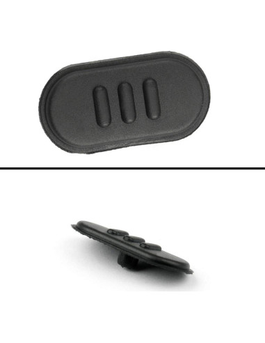 Botón PTT KOOBOOK para Radio de Dos Vías A10 A12 Negro