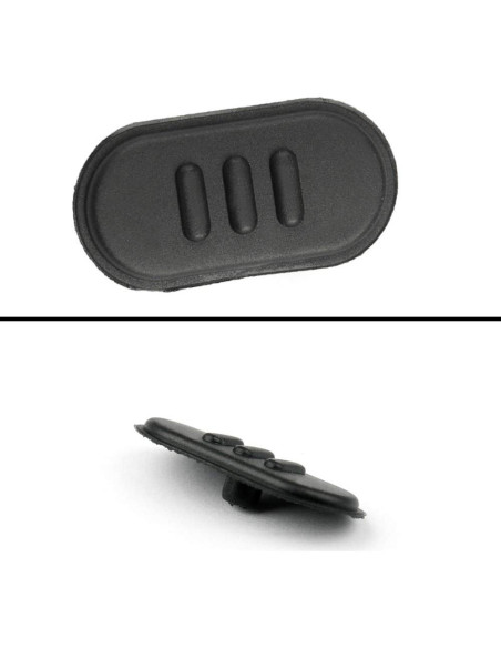 Botón PTT KOOBOOK para Radio de Dos Vías A10 A12 Negro