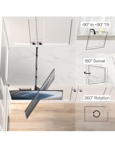 Soporte Articulado para Monitor VIVO MOUNT-VC01A 13-27" Negro
