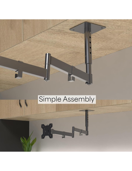 Soporte Articulado para Monitor VIVO MOUNT-VC01A 13-27" Negro