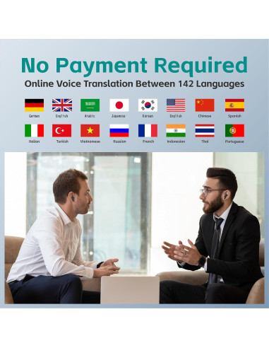Auriculares de Traducción en Tiempo Real XY-17 - 142 Idiomas