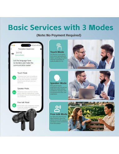 Auriculares de Traducción en Tiempo Real XY-17 - 142 Idiomas