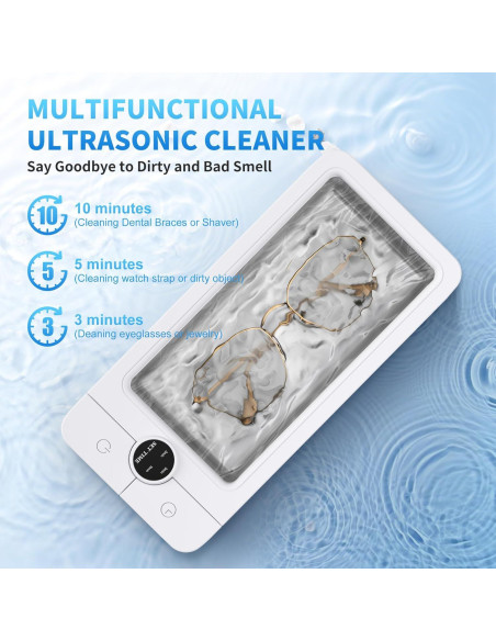 Limpiador Ultrasónico de Joyas SYNCJOY S910 50KHz 0.48L