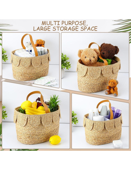 Organizador de Pañales Cinnvoice Ovalado Madera 17.8x34.3 cm