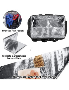 Caddy Grande para Utensilios de Parrilla HODRANT Negro 40x26x28cm 2