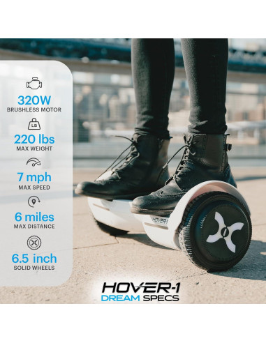 Hover-1 Sueño Hoverboard Eléctrico 400W 10KM Alcance