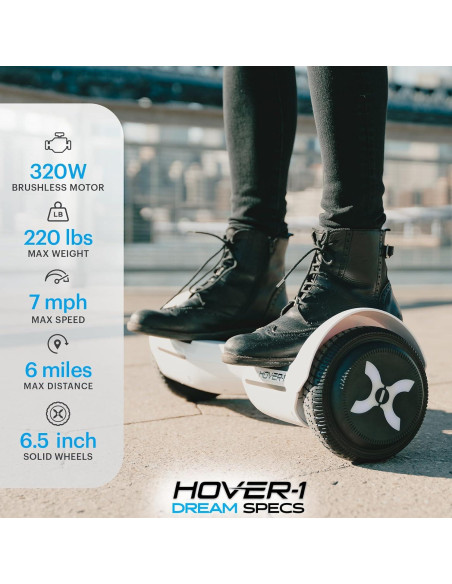 Hover-1 Sueño Hoverboard Eléctrico 400W 10KM Alcance