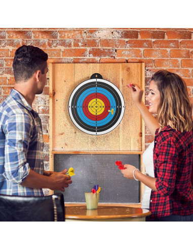 Tablero de Dardos Magnético CUKU - 12 Dardos - Juego Familiar