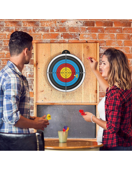 Tablero de Dardos Magnético CUKU - 12 Dardos - Juego Familiar