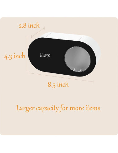 Caja Dispensadora de Almacenamiento LORVOR con 100PCS Film Estirable