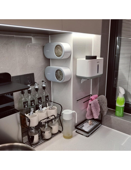 Caja Dispensadora de Almacenamiento LORVOR con 100PCS Film Estirable