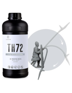 Resina para Impresora 3D RESIONE TH72 Gris Mate 1 kg