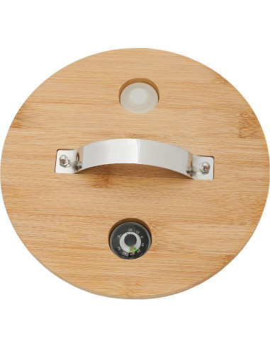 Dispensador de Granos 7.5L Acero Inoxidable y Vidrio