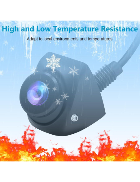 Cámara de visión trasera B-Qtech AHD 720P IP68 175 nocturna