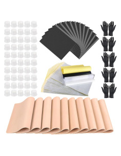 Kit de Práctica de Tatuaje Usiriy 85 Piezas - Piel Falsa y Suministros