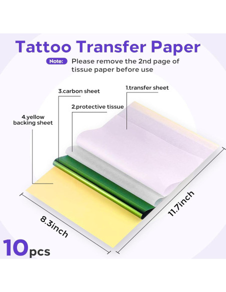 Kit de Práctica de Tatuaje Usiriy 85 Piezas - Piel Falsa y Suministros Kit de Práctica de Tatuaje Usiriy 85 Piezas - Piel Falsa y Suministros