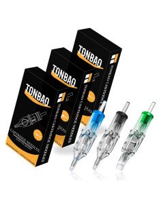 Cartuchos de Agujas de Tatuaje TONBAO 60pcs Variados 0.35mm