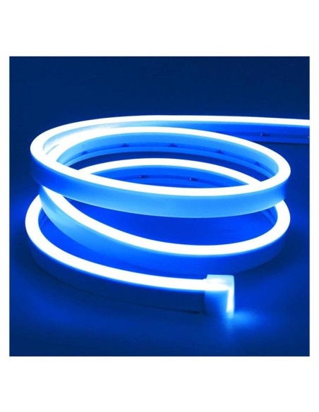 Tira de Luz LED de Neón 5M Azul Hielo - LA PARTE PERFECTA Tira de Luz LED de Neón 5M Azul Hielo - LA PARTE PERFECTA