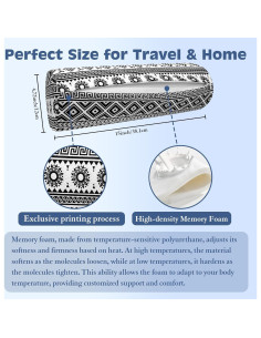 Almohada de Rollo Ergonómica wxmbdzq para Cuello y Espalda 2