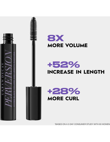Máscara Voluminizadora Urban Decay Perversion 3.85 ml Vegana