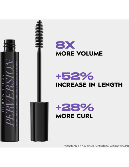 Máscara Voluminizadora Urban Decay Perversion 3.85 ml Vegana