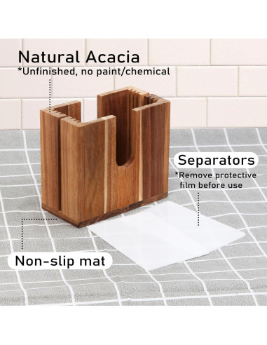 Cortador de Bagels Ajustable HeywoodCabin de Madera Acacia