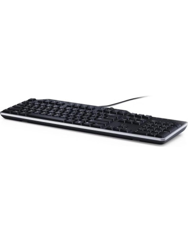 Teclado Multimedia Dell KB522P - Negro, 0.59 kg