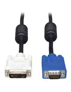 Cable DVI a VGA Tripp Lite 0.91 m, Negro, Alta Resolución