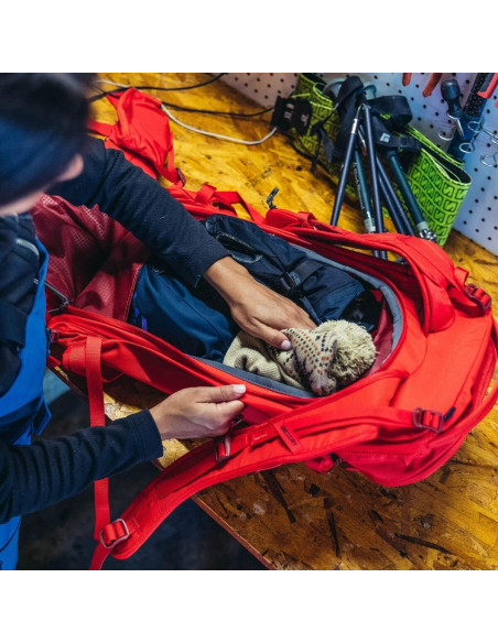 Mochila de Esquí Gregory Targhee 32L Rojo Lava Unisex