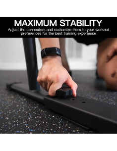 Barras de Dips Premium KAKICLAY Ajustables 400 kg Antideslizantes 2